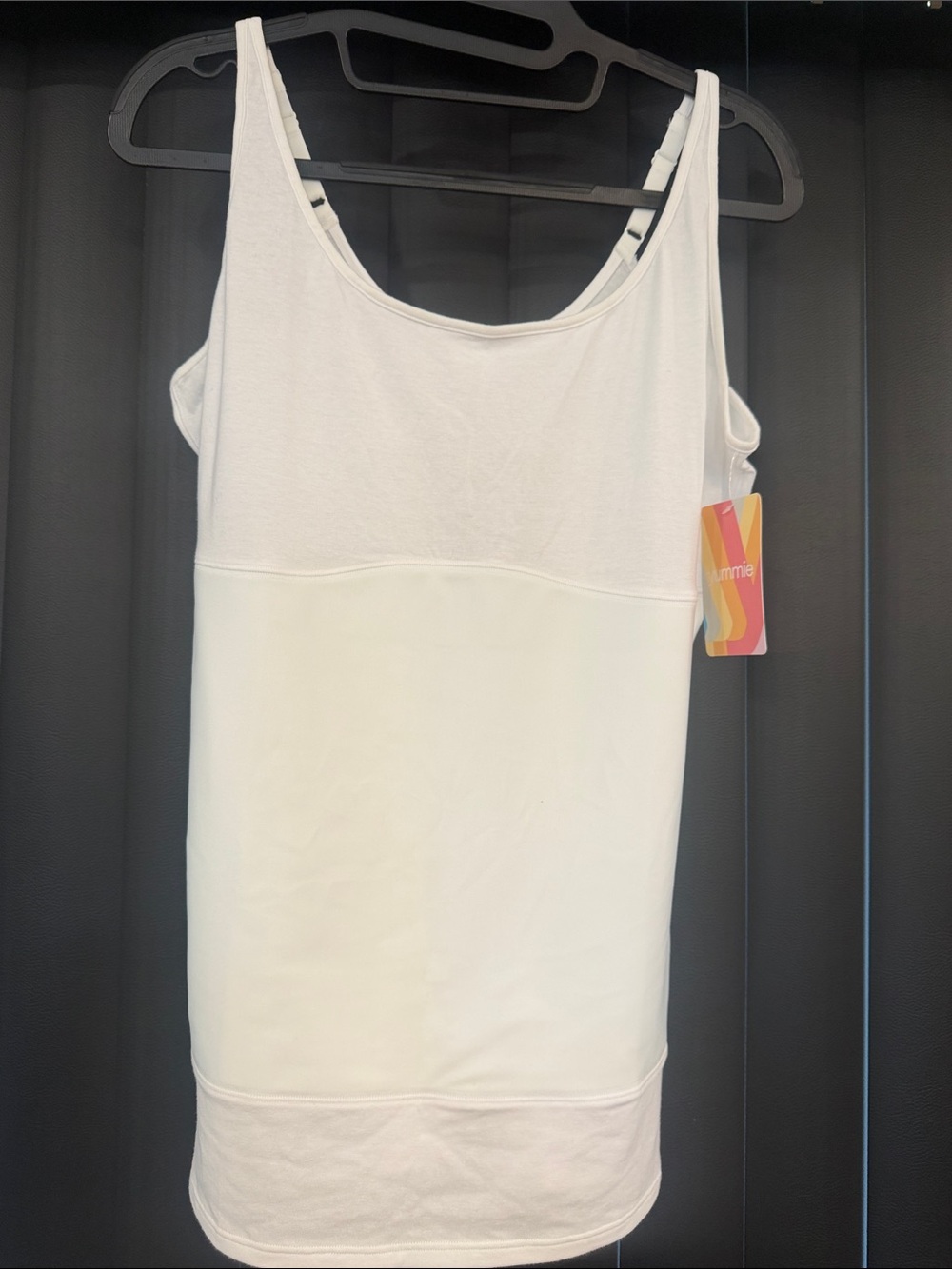 Alice Yummie Tummie Camisole Shapewear  Comfort Layer in White